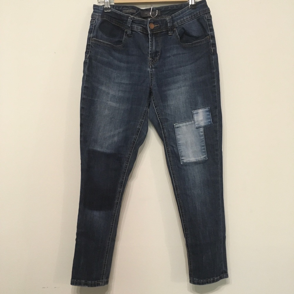 The Limited Patchwork Ankle Jeans - size 10P